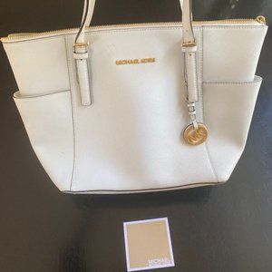 Michael Kors White Purse